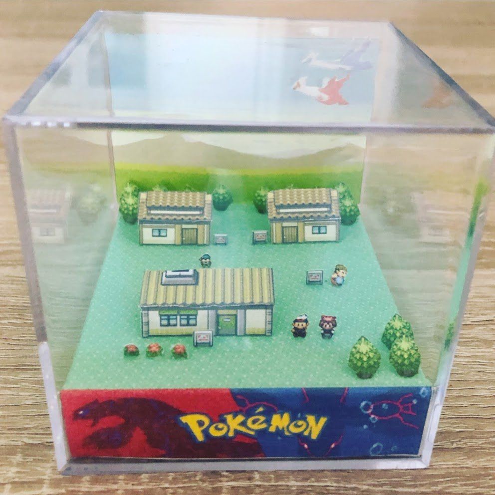 Pokémon Figuren: POKEMON DIORAMA 3D, HANDMADE! – Gebraucht aus Ponte capriasca von TheCrash01