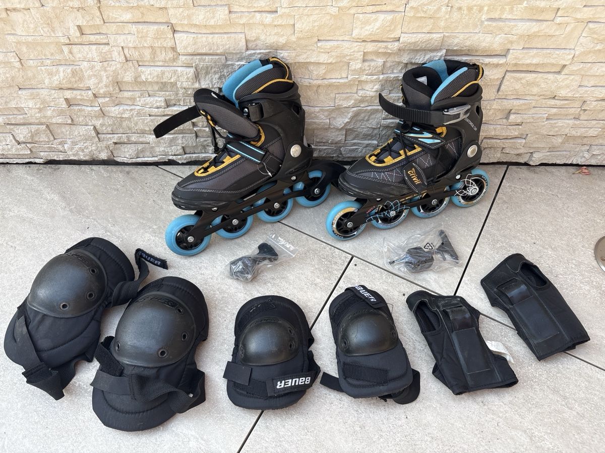 Pattini in linea & Pattini a rotelle: Inline Skates Crivit, wie neu, Grösse 38 – Usato da Rüschegg-Heubach venduto da MetaXY