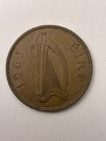 Nr. 86: 1 Pence, altes irisches Pfund, 1963
