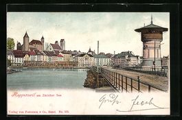 Rapperswil, Strassenpartie am Zürich Se