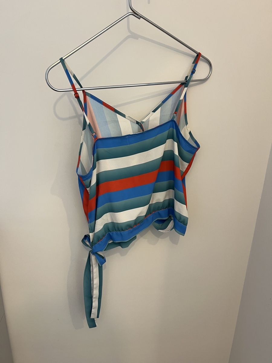 Top: Top d'été rayé coloré, taille XL – Usato da Montreux venduto da ZeAe 2