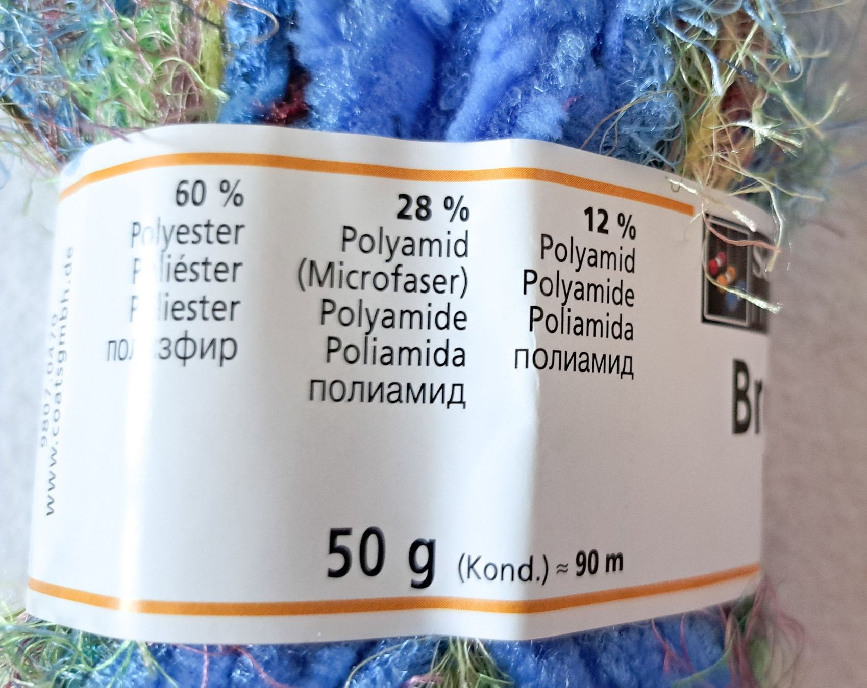 Lana: 50g super weiche Schalwolle, Effektwolle – Nuovo e nell'imballaggio originale da Basel venduto da Sweet-Yarns01 2