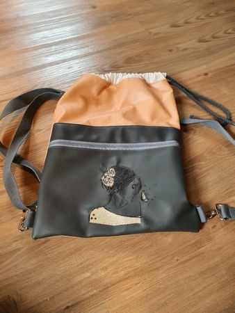 selbstgemachter kleiner Rucksack/Bag