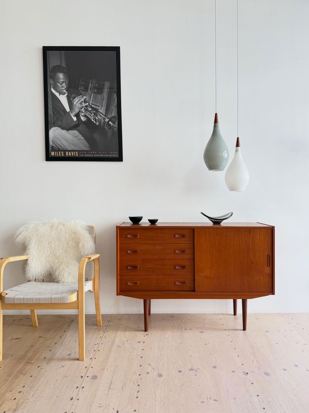 Commodes: Vintage Scandinavian Teak Sideboard – D'occasion à Zürich par heydaymoebel