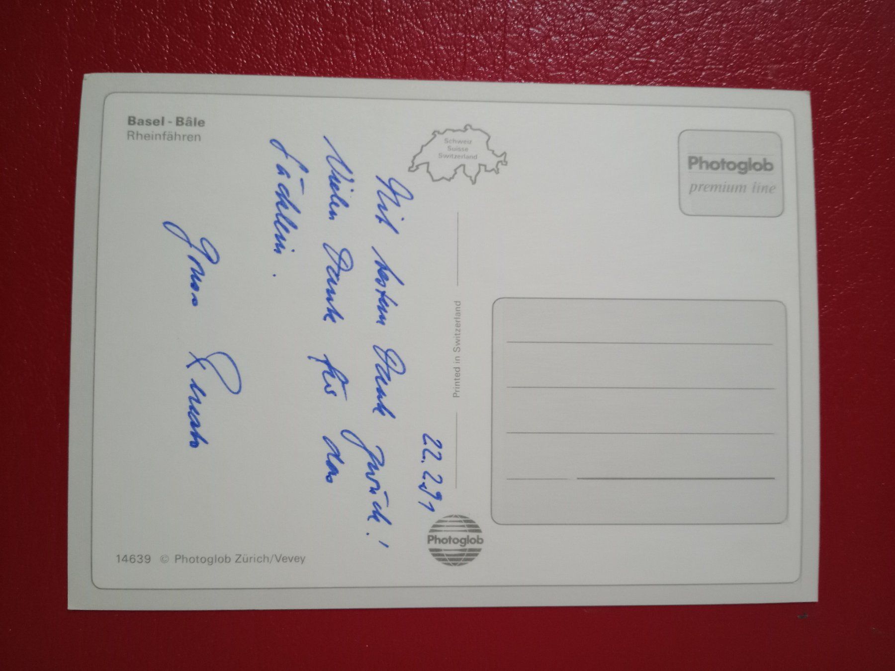 Cartoline postali: Basel Rheinfähren mehrbildrig – Usato da Küttigen venduto da Melisch1000 1