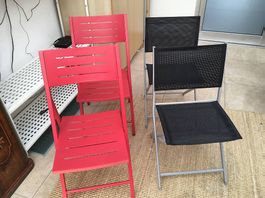 Gartenstühle klappbar, neu,