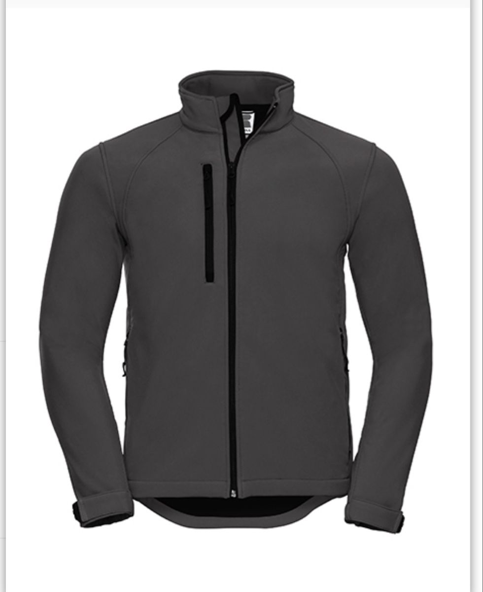 Giacche: Russell Softshell Jacke Grau, neu, Grösse M – Nuovo e nell'imballaggio originale da Altdorf UR venduto da Lilelo82