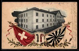 AK Liestal /Basel, Kaserne, Flaggen