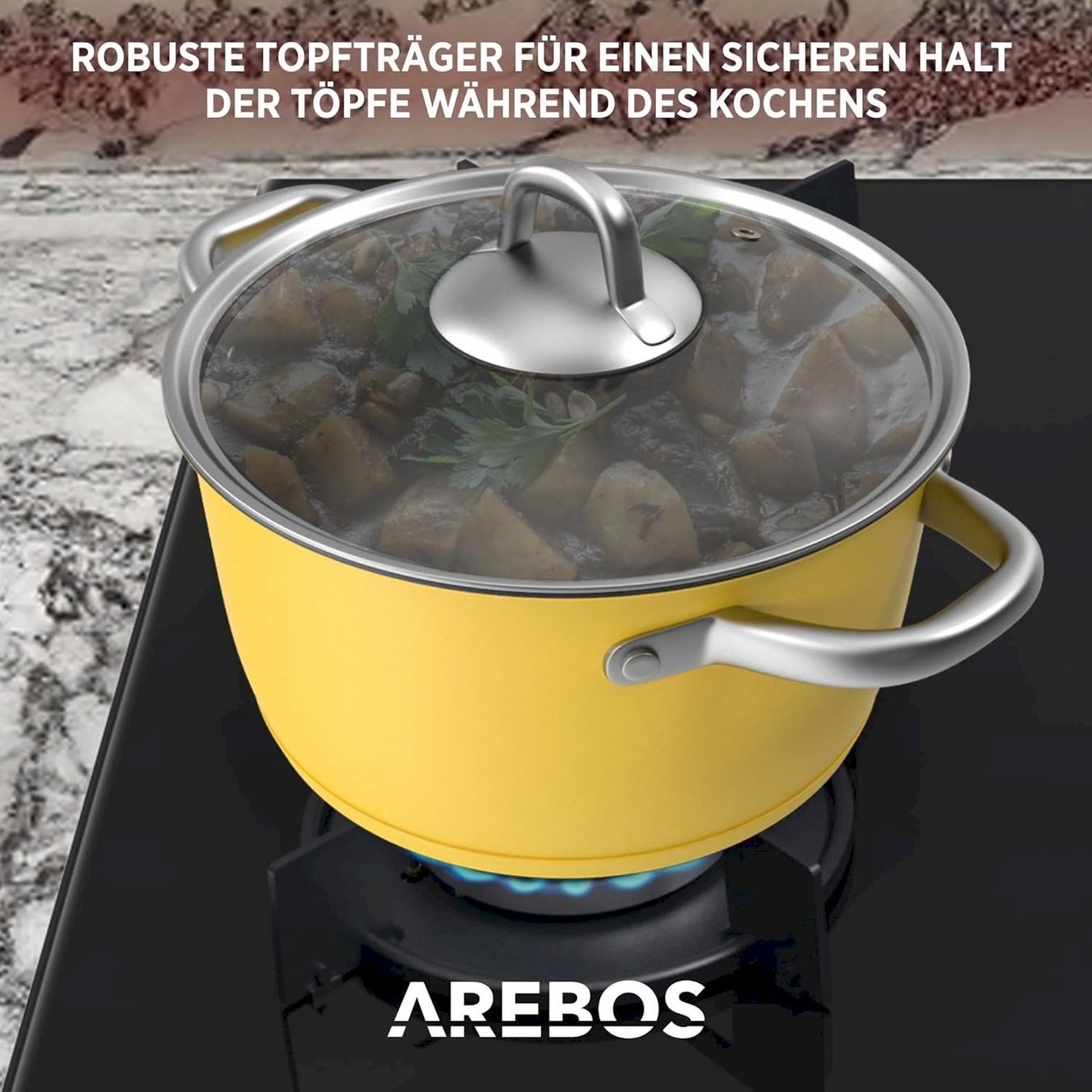 Herde: Arebos Gaskochfeld 60cm 4-flammig – Neu und originalverpackt aus Bottighofen von zaap 5