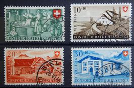 Schweiz Kat. B30-B33 gest. 1945