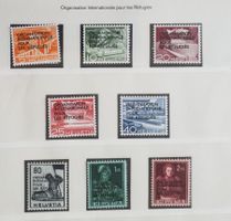 A39) 1-8 Organisation International,  postfrisch  Kt 240