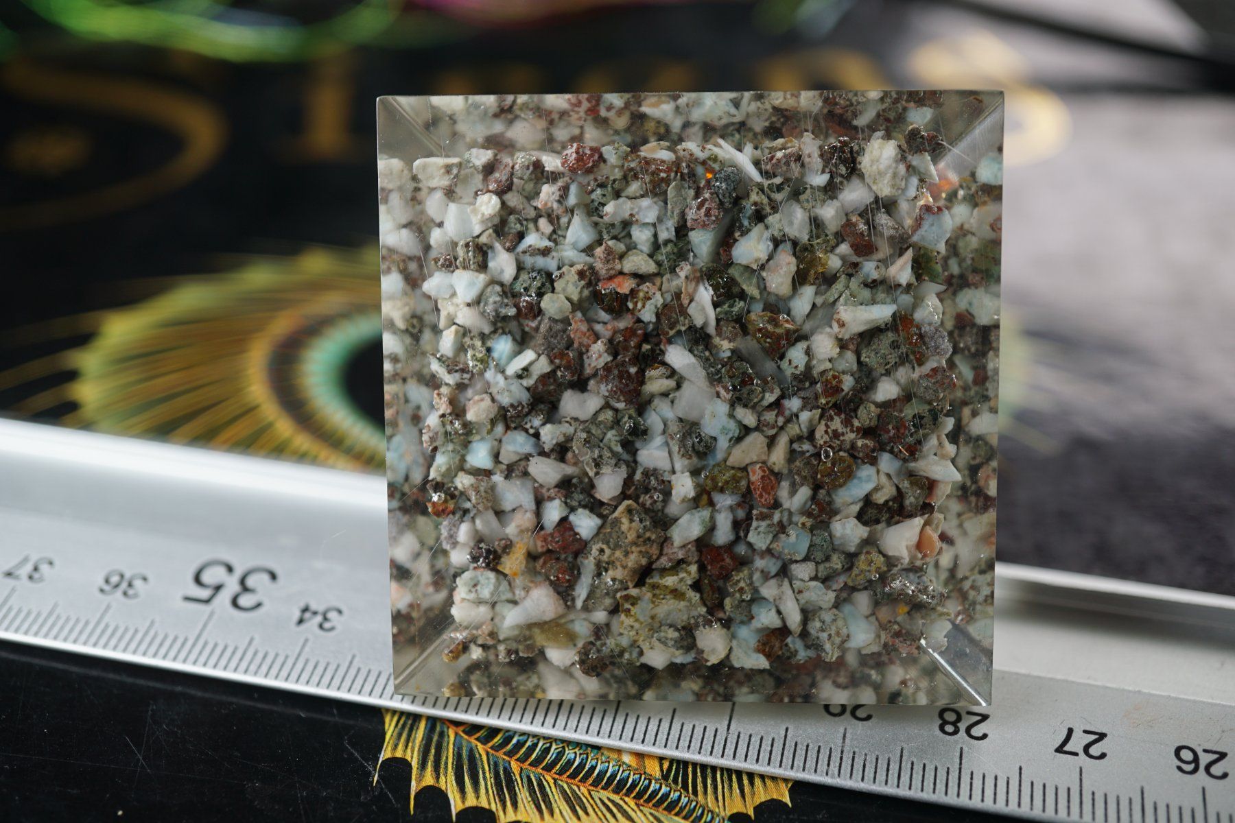 Pietre preziose: Larimar   -Orgonit - Pyramide by TOPSTONE – Difettoso da Eschenbach SG venduto da topstone 7