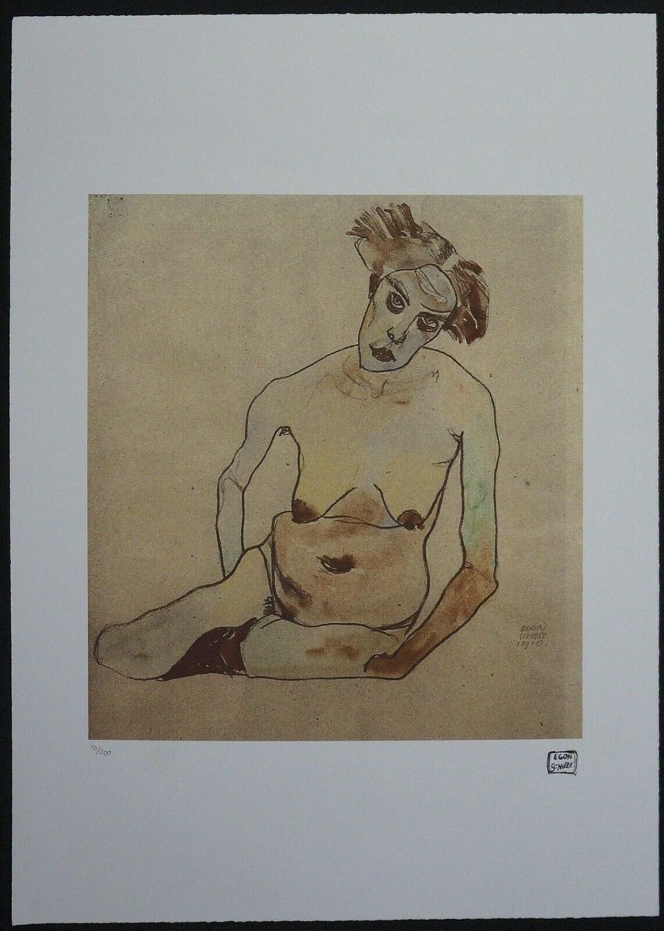 Poster & Bilder: EGON SCHIELE   MIT CERTIFIKAT – Gebraucht aus Gersau von kunst-online