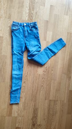 Zara Damen Jeans, Gr. 34, high waist skinny