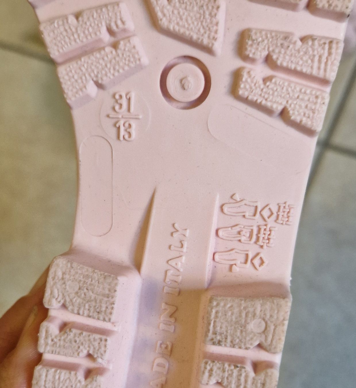 Scarpe da uomo: Rosa Gummistiefel Gr. 31 – Usato da Benken SG venduto da EgMoJo 2