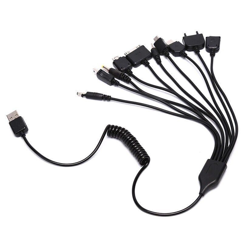Unità & Adattatore: 10in1 Multifunktions Handy USB Ladekabel Ladegerät Universal – Nuovo (secondo la descrizione) da Kirchdorf AG venduto da Apost008 5