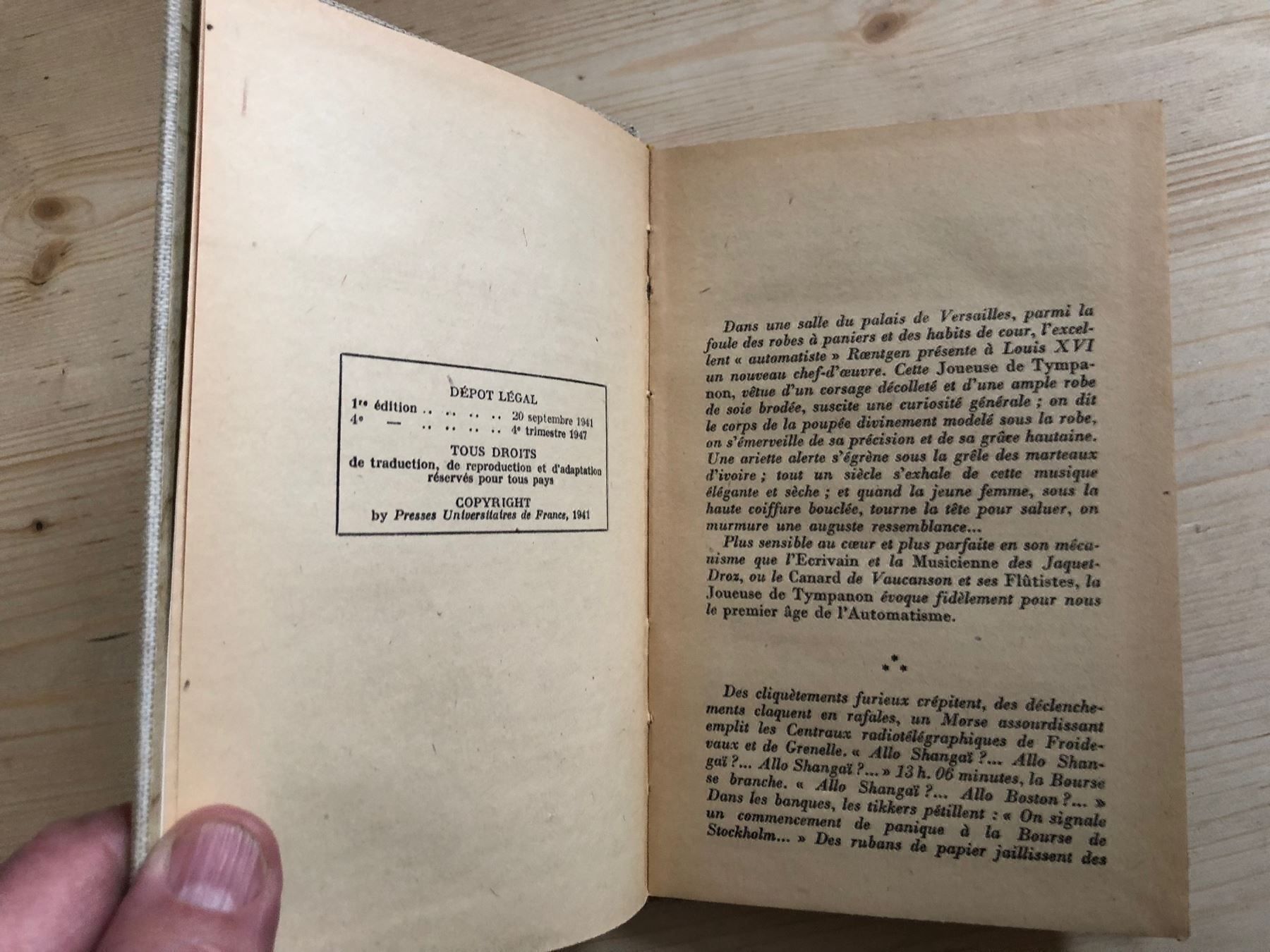 Libri: Pierre Devaux: Automates et Automatisme – Usato da Zürich venduto da allp 3