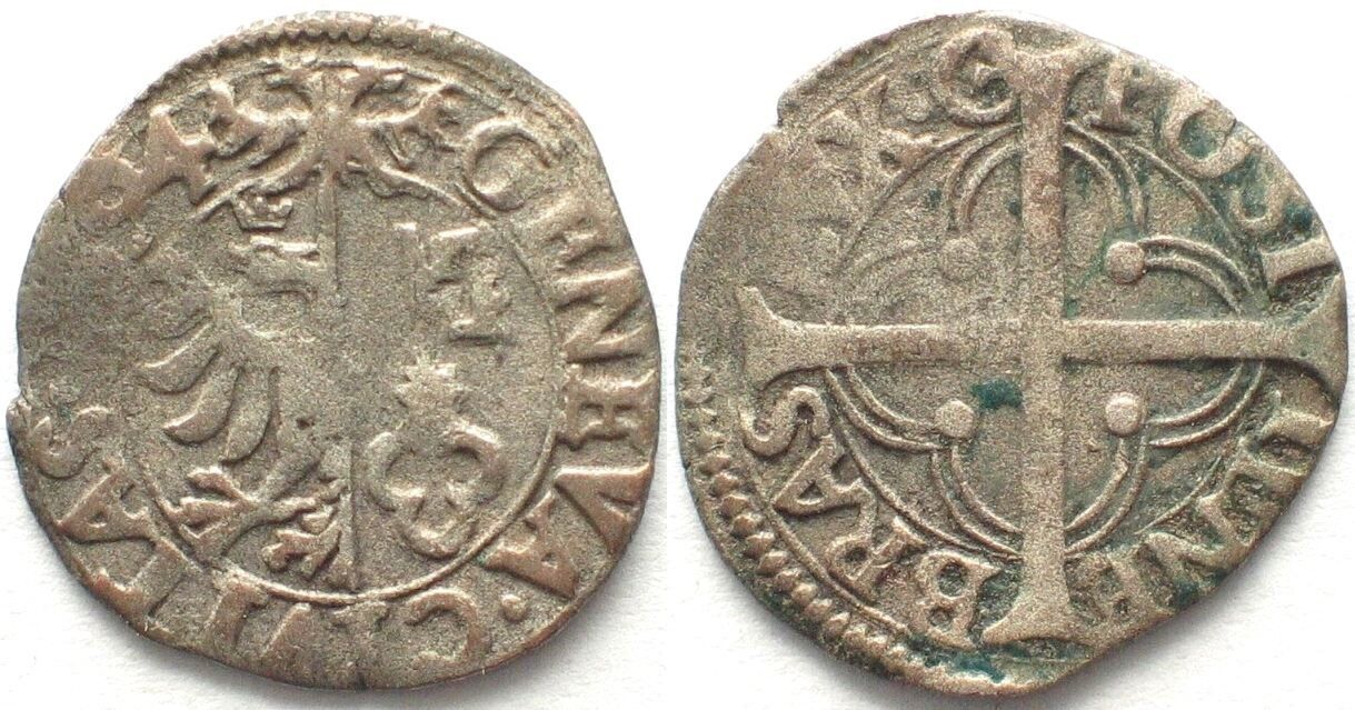 Alle Münzen: GENF / GENEVE 3 Quarts 1594 Billon ss+ – Gebraucht aus Riehen von sesambestcoins2004