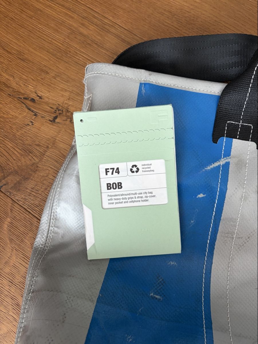Freitag Borse: Freitag Tasche F74 BOB, Grau/Blau – Usato da Langenthal venduto da jazzi83 8