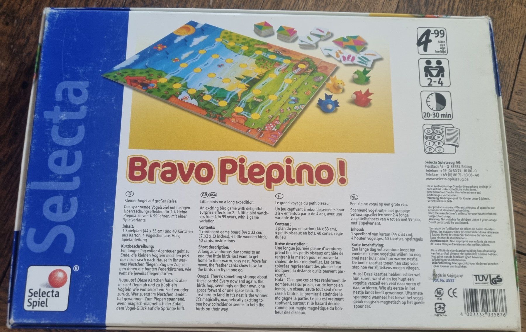 Selecta Giochi: Jeu de société Selecta "Bravo Piepino!" – Usato da Fribourg venduto da sal_5ln6 8
