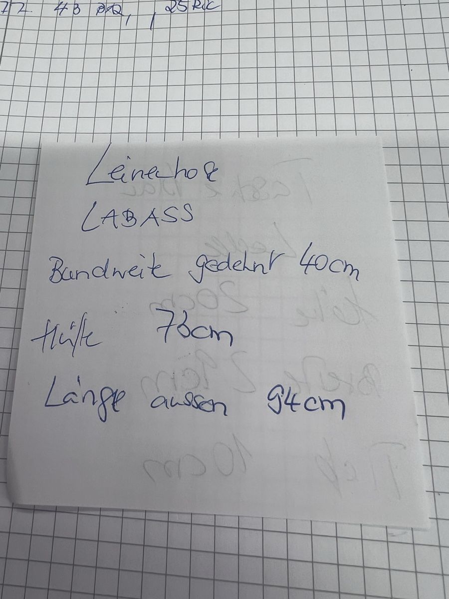 Hosen: Leinenhose LABASS Grösse 2 blau mit Gummizug – Gebraucht aus Burgdorf von puppennetz 8