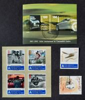 3-18-2 Bloc et timbres Helvetia oblitérés. Année 2005.