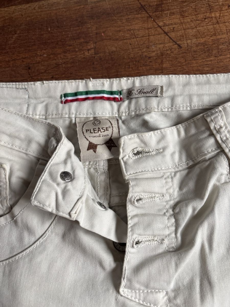 Please Jeans Jeans: Please Jeans eierschale/elfenbein Gr XS – Usato da Boll venduto da naluya 1