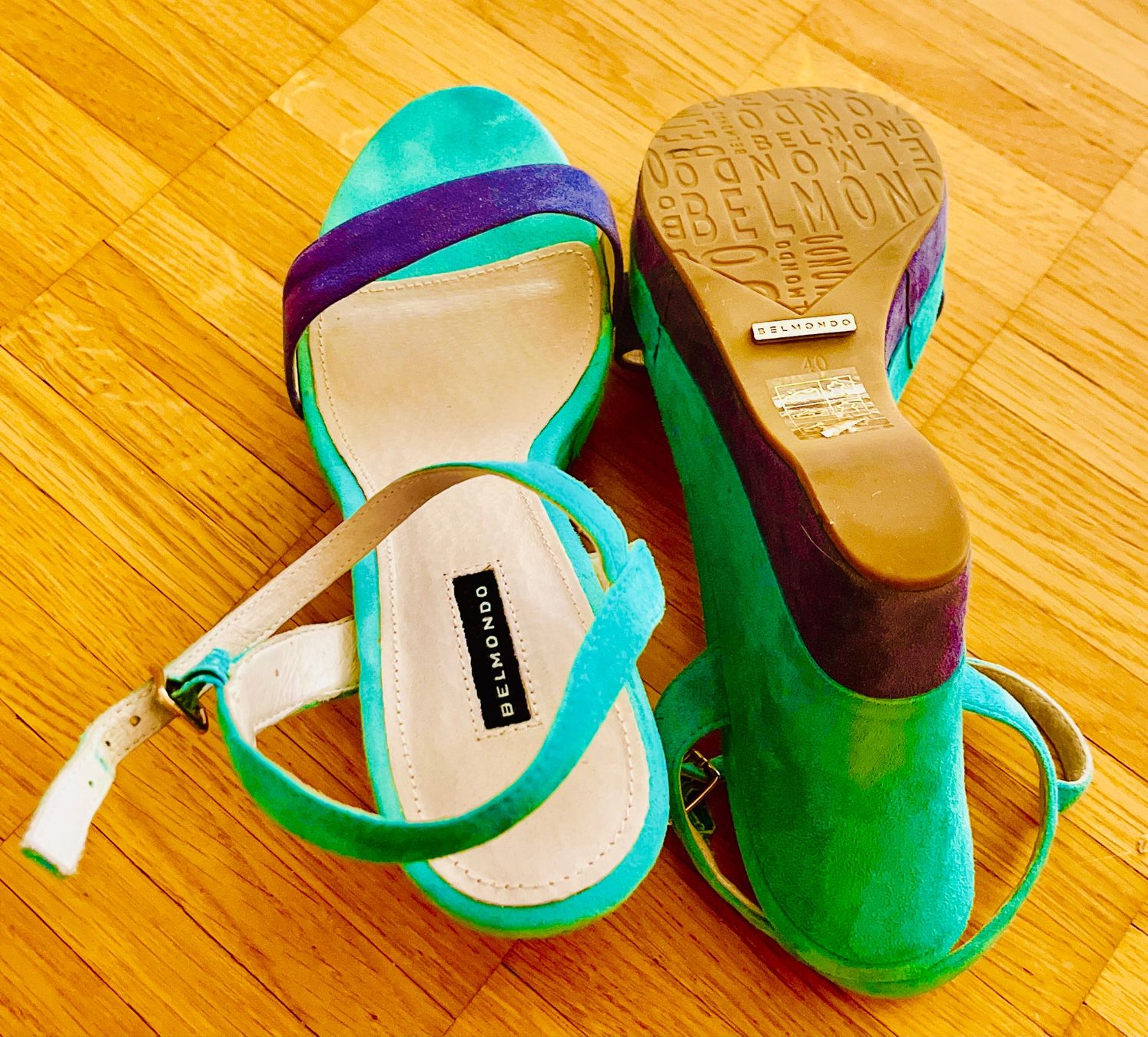 Belmondo Damenschuhe: Plateausandalen von Belmondo. – Neu (gemäss Beschreibung) aus Zurich von MX1000 3
