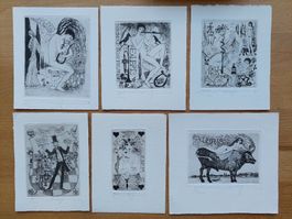 Sammlung Exlibris Elfriede Weidenhaus - Orig. Radierungen