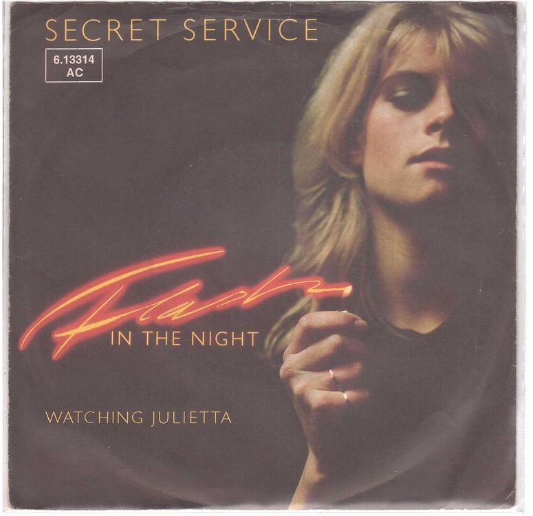 Dischi in vinile: Secret Service  --  Flash in the Night  Single7 – Usato da Rheinau venduto da asteng