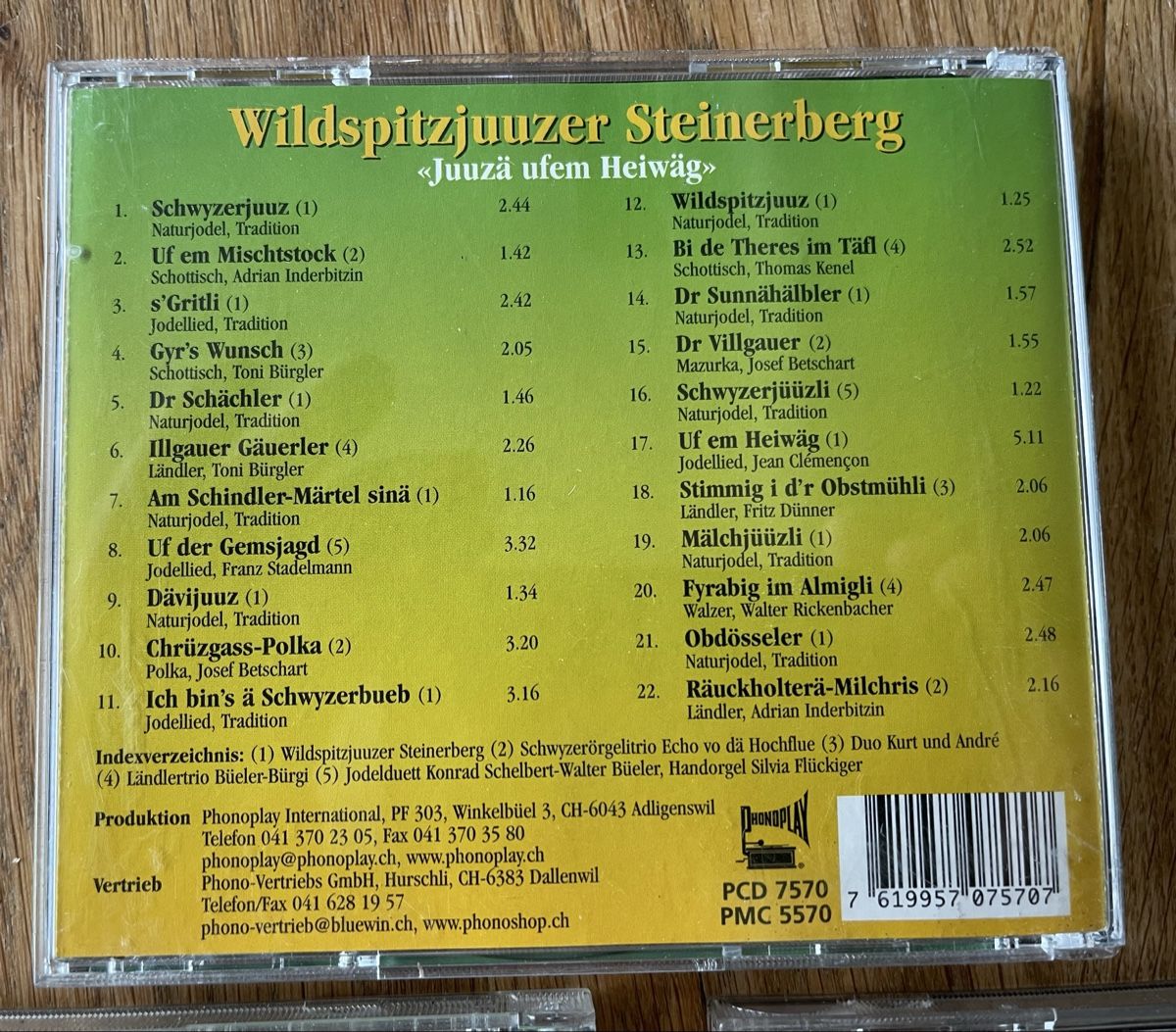 CD: CD Volksmusik  – Usato da Waldstatt venduto da Cremschnitte 3