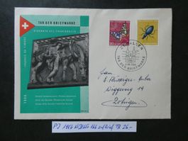 Pro Juventute 1956 Nr. J165+J166 Tag der Briefmarke