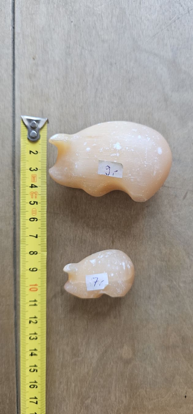 Statuette: Dekorative Figuren Schweinchen Set 2 Stk – Usato da Saanen venduto da Steierlein 1