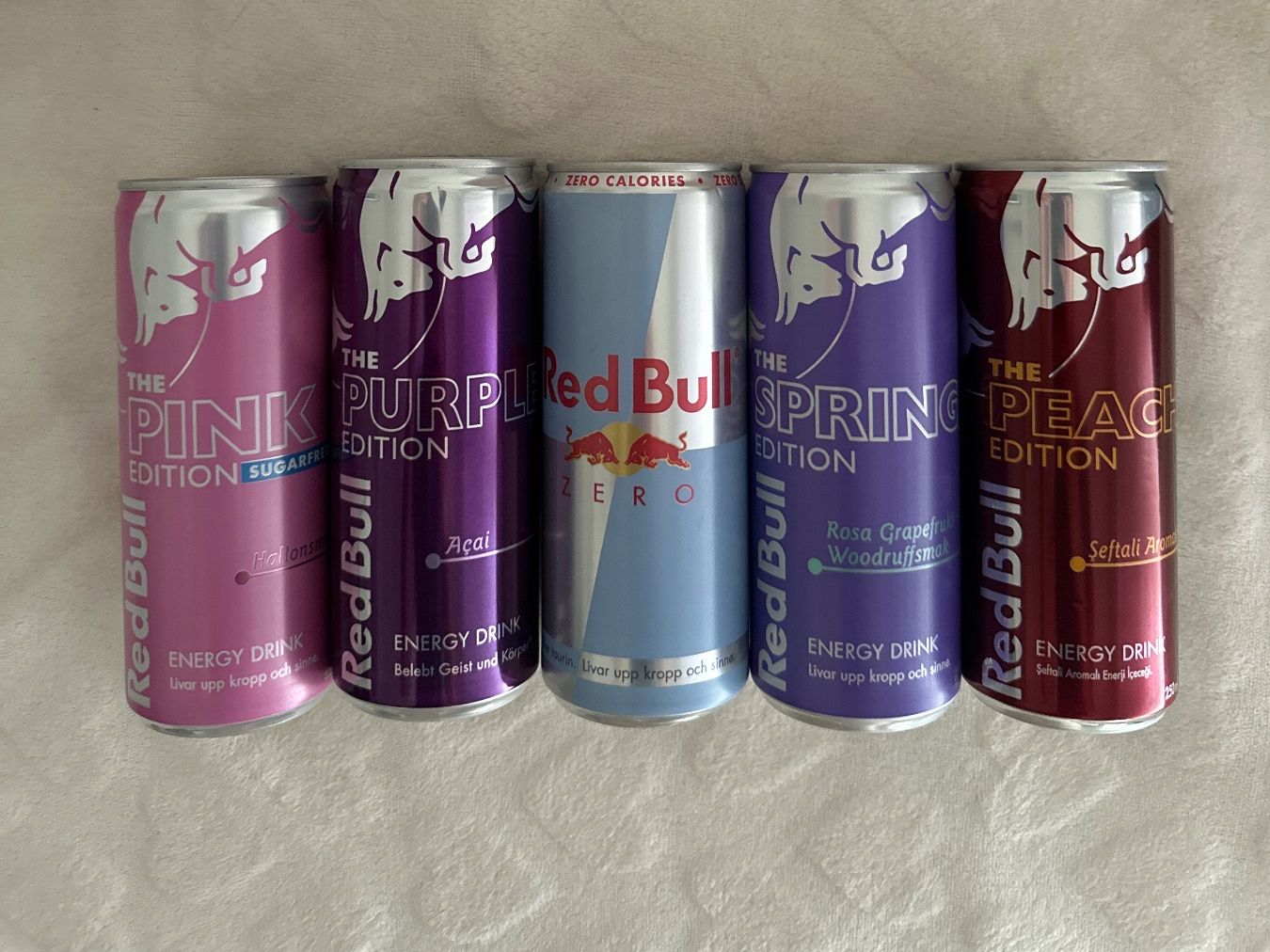 Red Bull Cibi & Specialità: REDBULL-SET 5 Dosen – Nuovo (secondo la descrizione) da Kallnach venduto da sil_bq9c