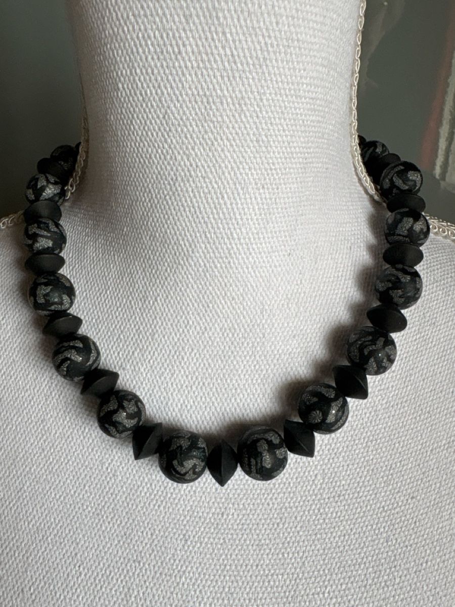 Catenine: Kette schwarz/grau – Nuovo (secondo la descrizione) da Grenchen venduto da nethy