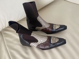 RARITÄT - spezielle Cowboy-/Western-Stiefeletten, braun, 38