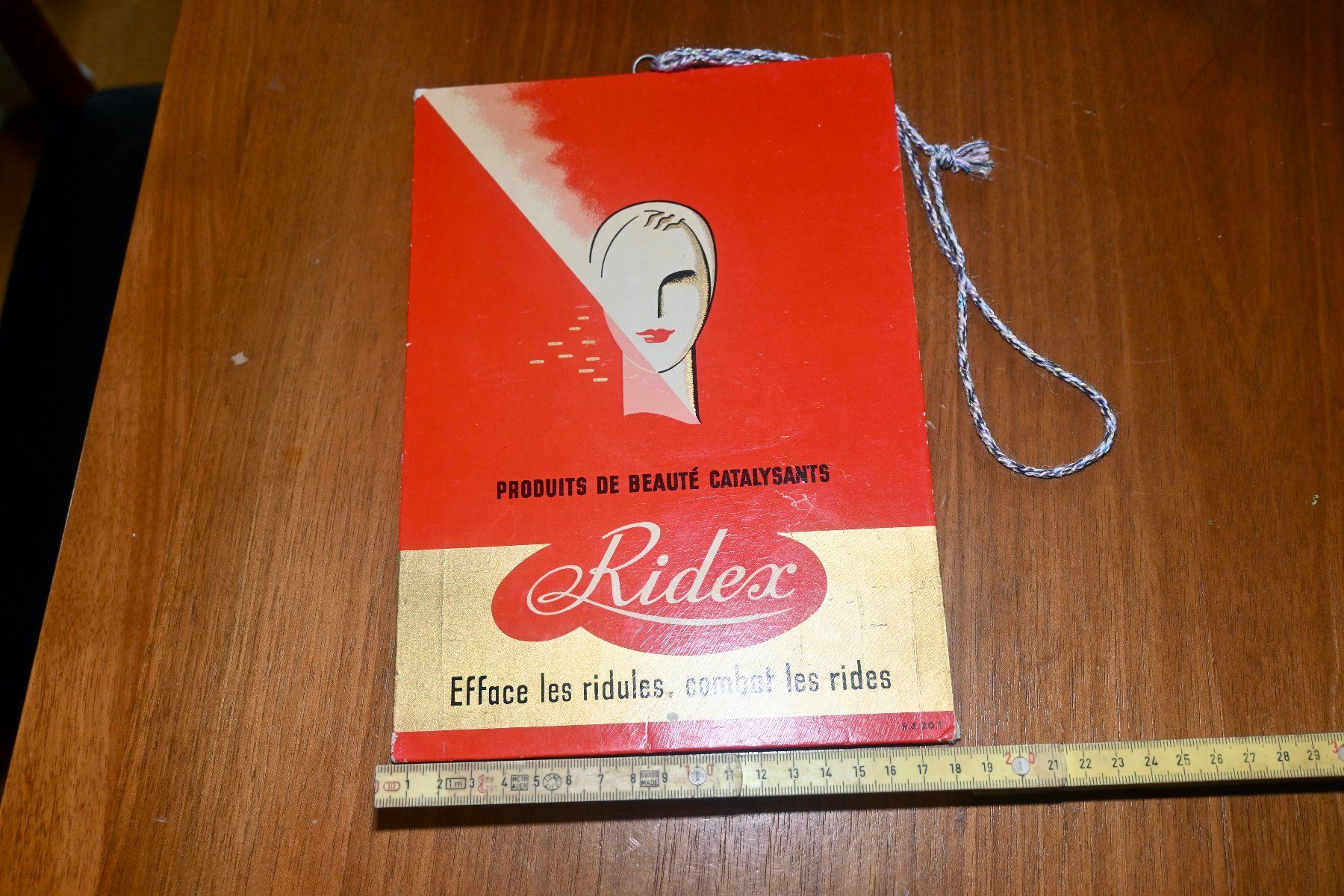 Foto & Immagini: VINTAGE Kartonständer Werbedisplay RIDEX beauté – Usato da Pfaffhausen venduto da mono_rec 9
