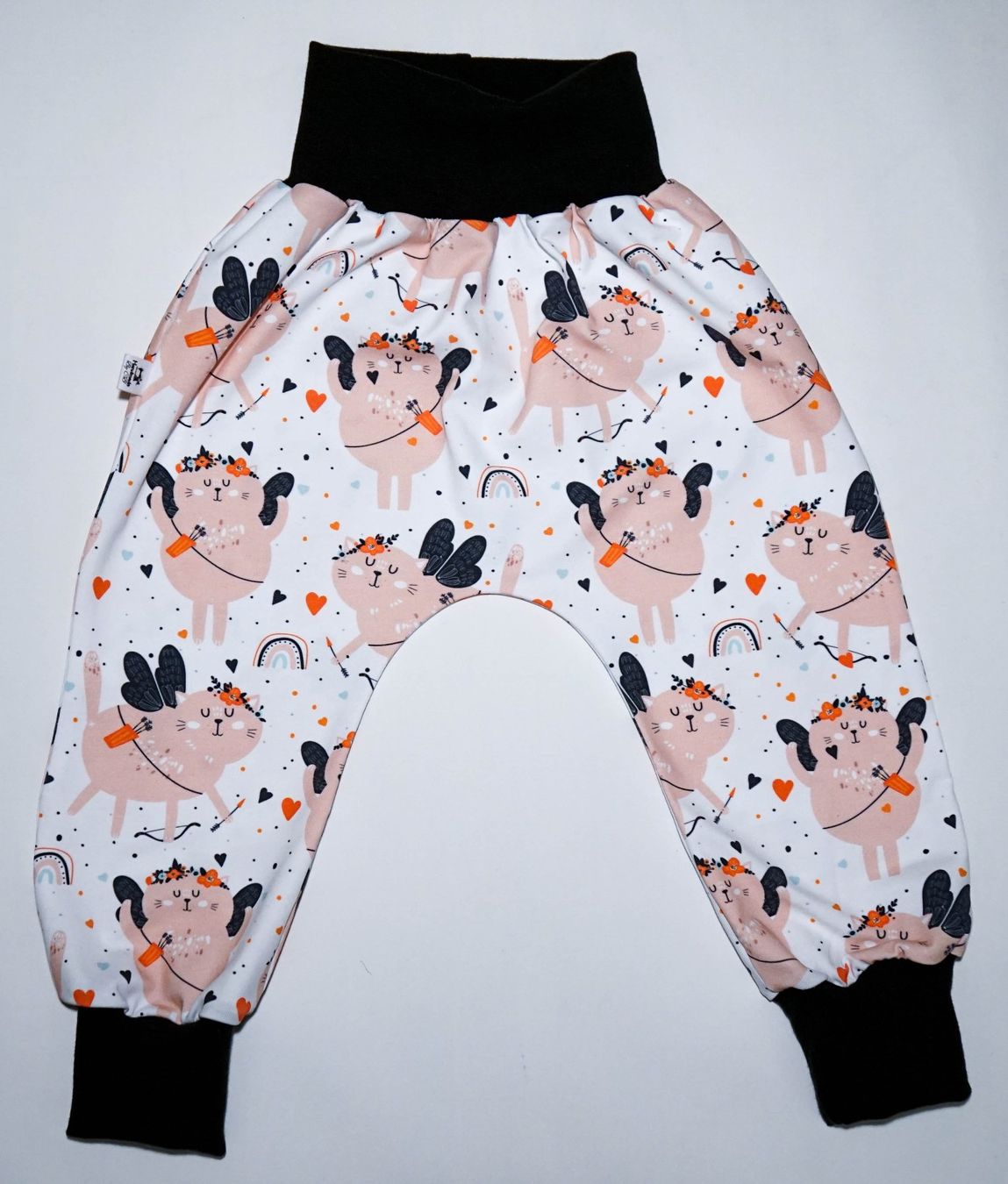 Pantaloni: Pumphose mit Amore-Katze Gr.80/86 - NEU – Nuovo e nell'imballaggio originale da Zürich venduto da sambaum 1