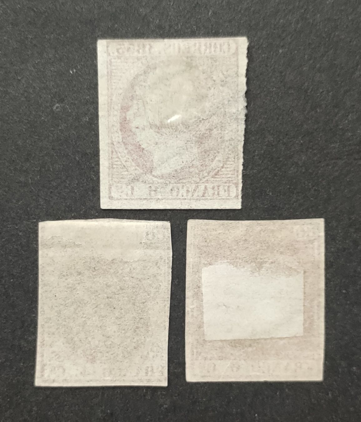 Alle Briefmarken: Spanien 1853-54, gestempelte – Gebraucht aus Wil SG von Zazal 1