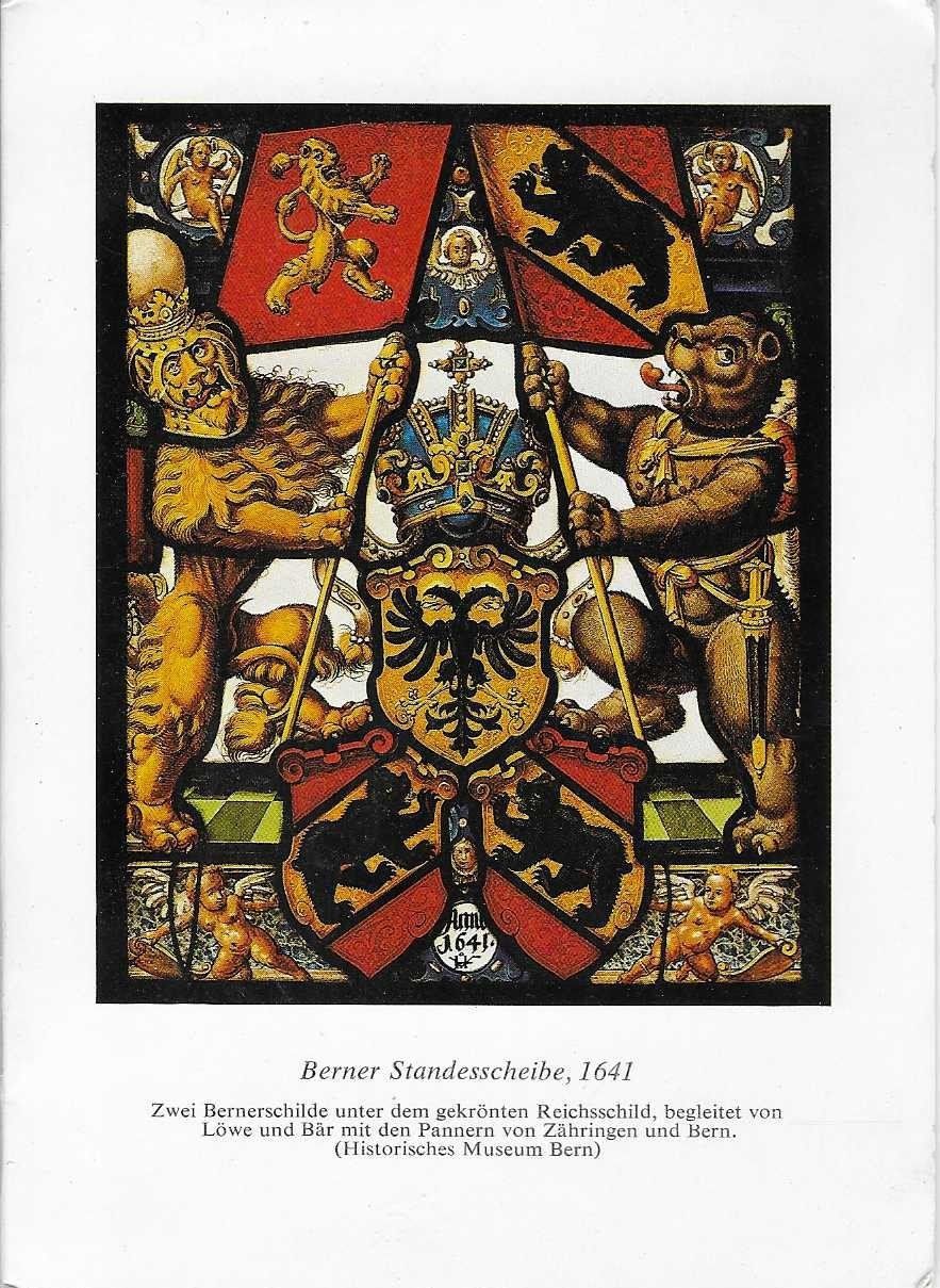Cartoline postali: Berner Standesscheibe 1641 Neujahrskarte – Usato da Flims - Dorf venduto da Stagediver
