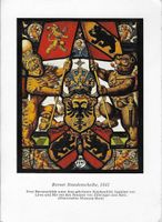 Berner Standesscheibe 1641 Neujahrskarte
