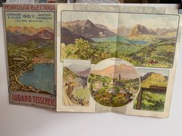 Ticino - Lugano - Tesserete - 1910/11.
