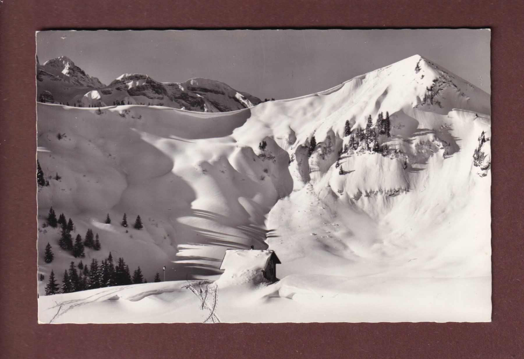 Cartoline postali: Cabane de PLANACHAUX s. Champéry - Pointe de Ripaille - 1960 – Usato da Pully venduto da nicecards-shop
