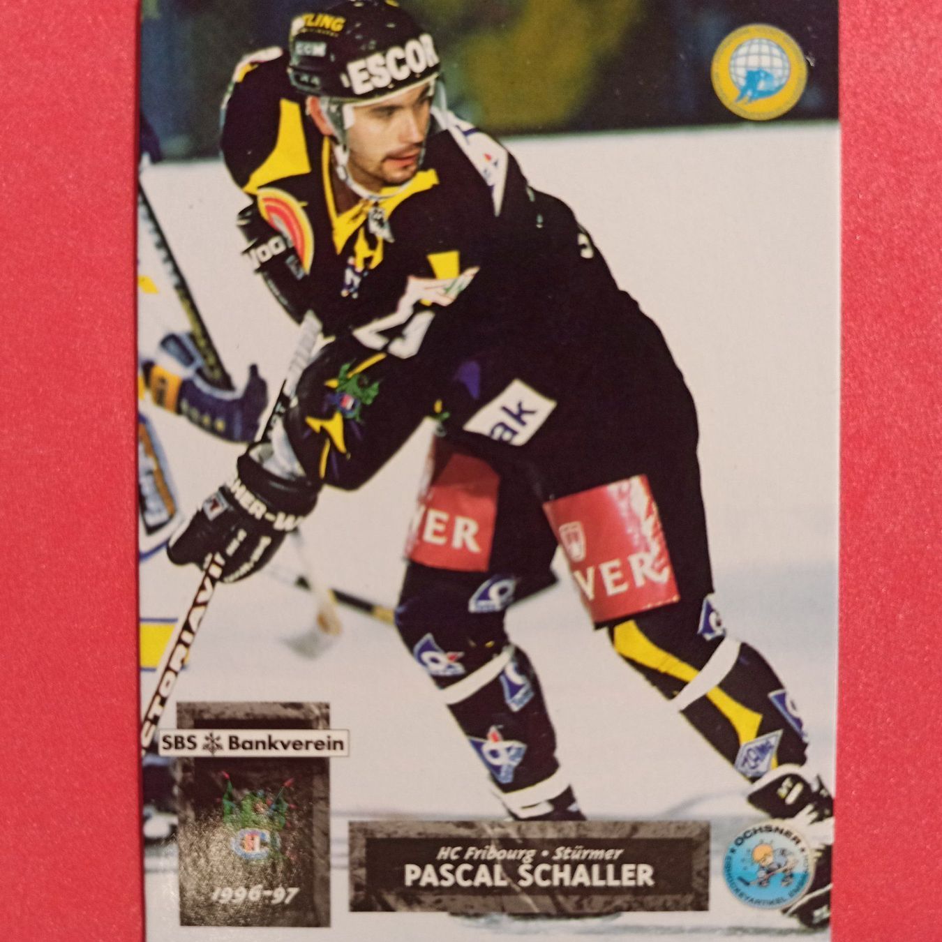 Carte collezionabili: Pascal Schaller - HC FRIBOURG - 1996/97 – Usato da Dübendorf venduto da kb86_MOVIE