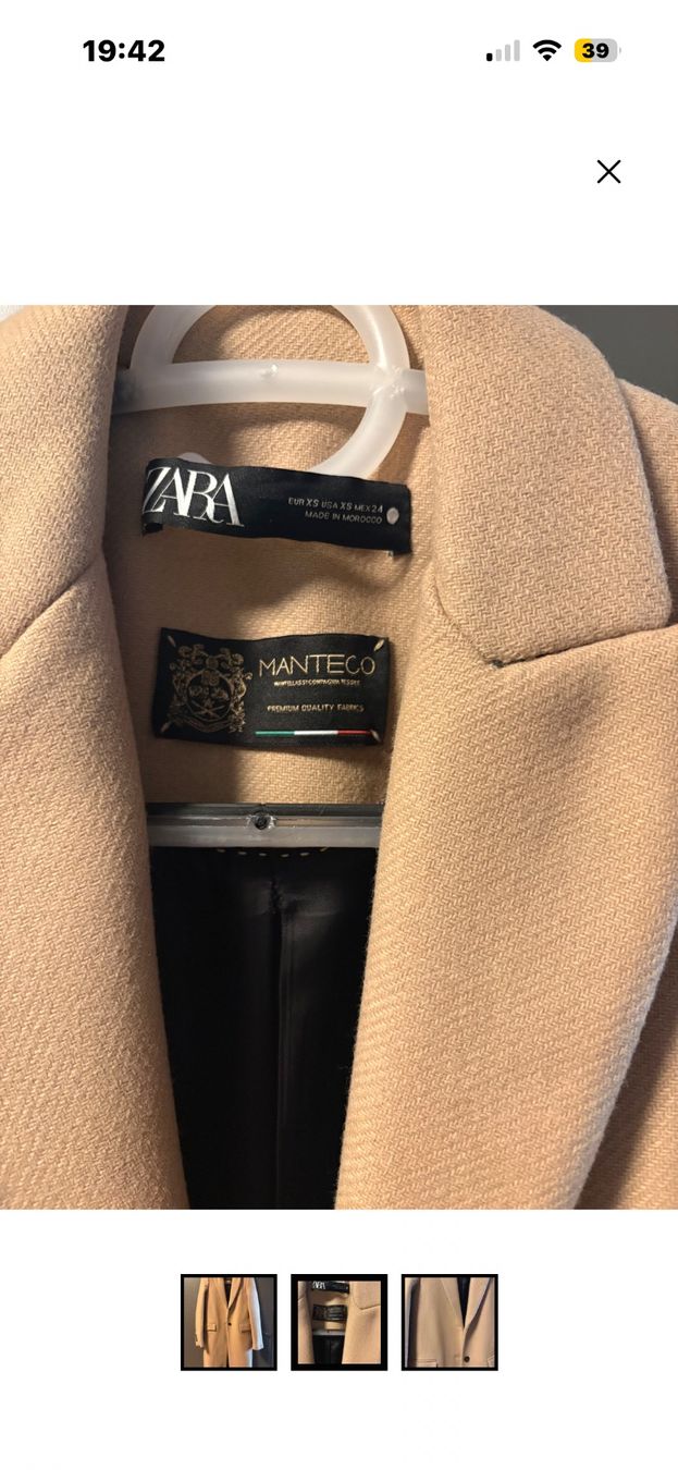 Zara Cappotti: Zara Mantel – Usato da Sempach venduto da hel_2rfz 1