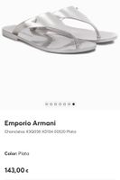 EMPORIO ARMANI 39,5-40/NP135CHF Sandalen Kunststoffgummi