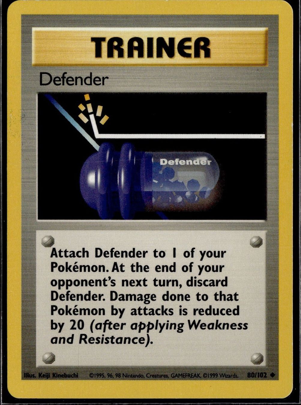 Pokémon Carte collezionabili: Trainer Defender 80/102 Base Set – Usato da Zürich venduto da pokemon_cards