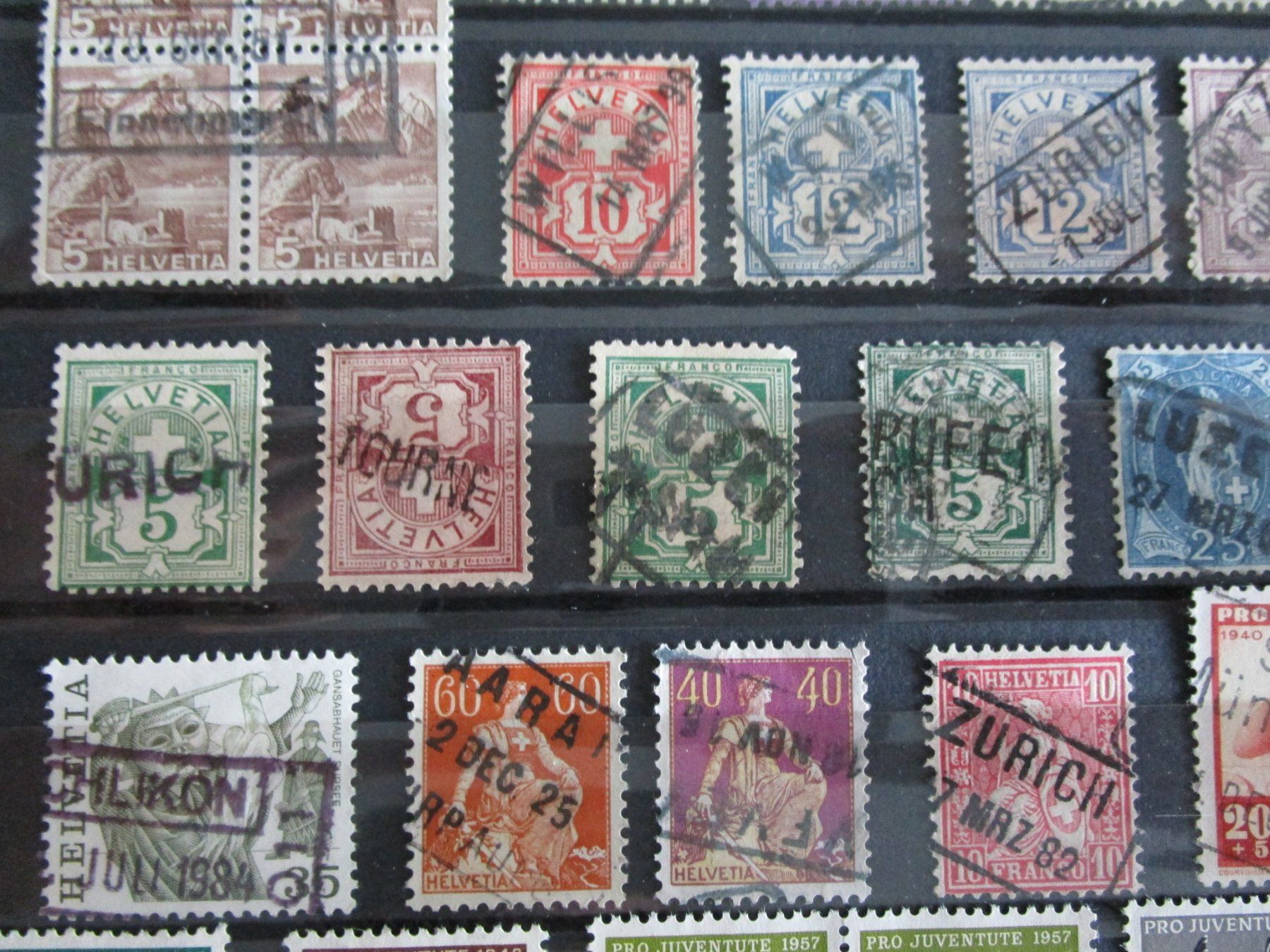 Timbri: Ab uralt: Konvolut Kastenstempel – Usato da Rubigen venduto da Menthe 4