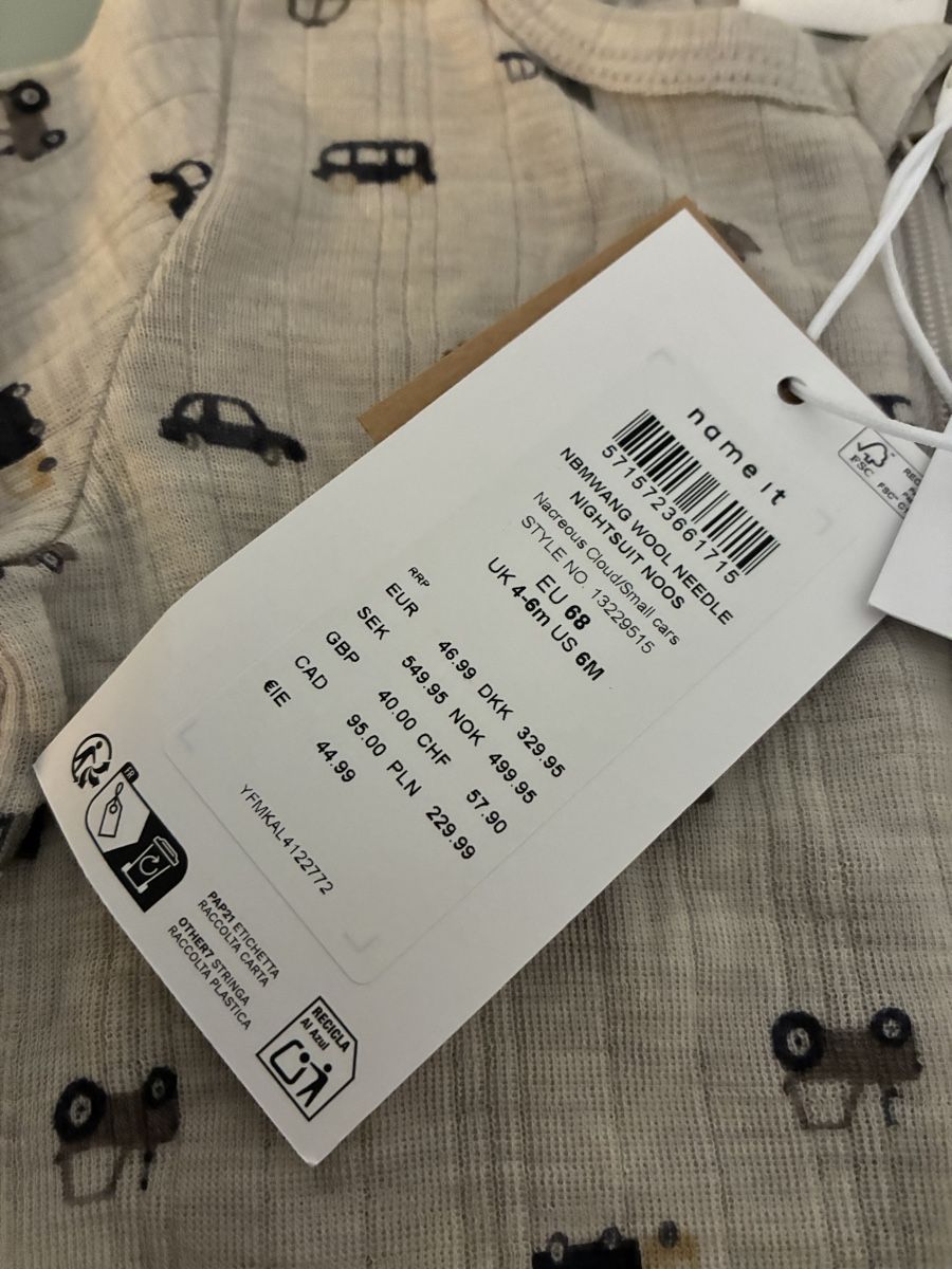 Pyjamas & Ähnliches: Neuer Merino Strampler gr. 68 – Neu und originalverpackt aus Attelwil von TaraLee 2