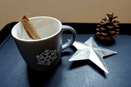 Tasse Mug "flocons de neige" neuf Noël Set de 2